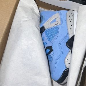 Baby blue Jordan 4s
